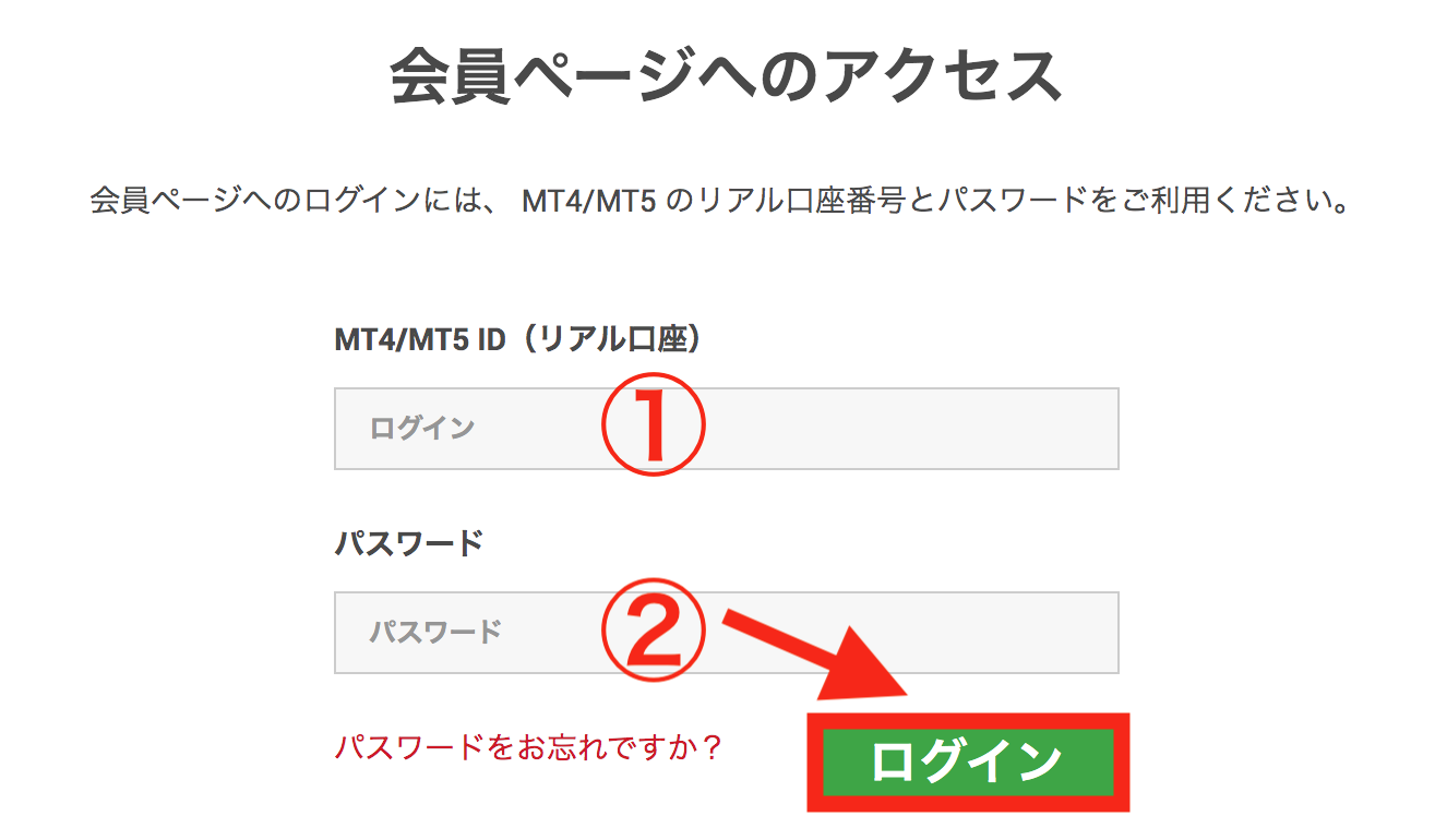 XM ログイン